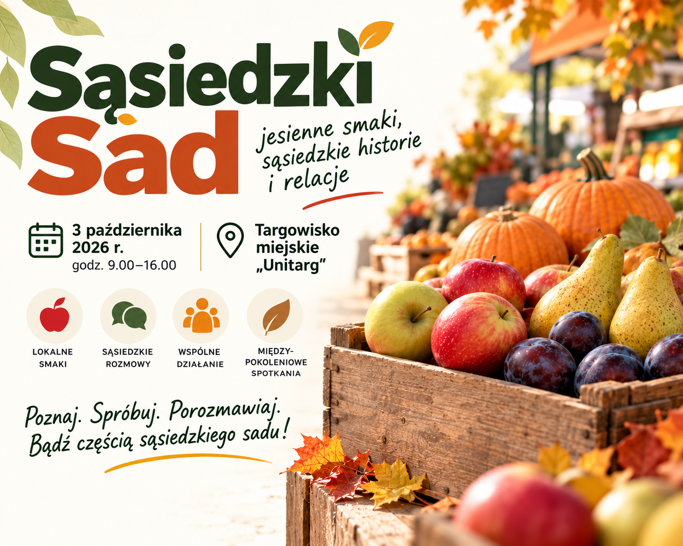 Sąsiedzki Sad – jesienne smaki, sąsiedzkie historie i relacje