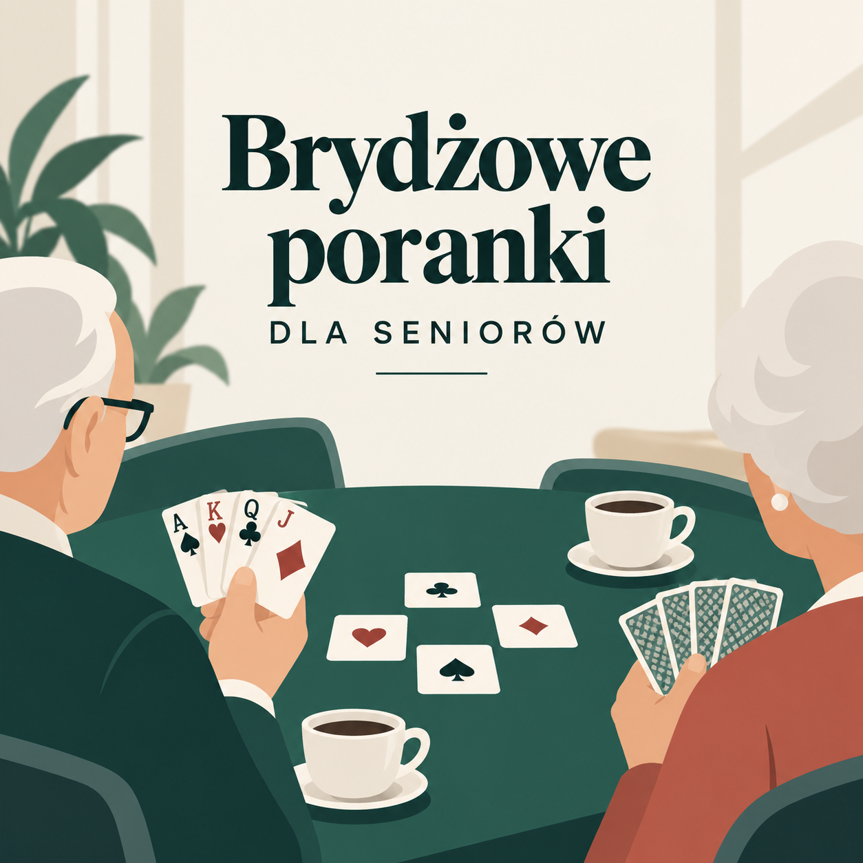 Brydżowe poranki dla seniorów