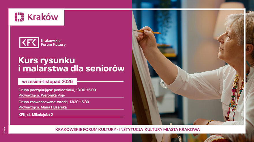 Kurs rysunku i malarstwa dla seniorów – grupa zaawansowana