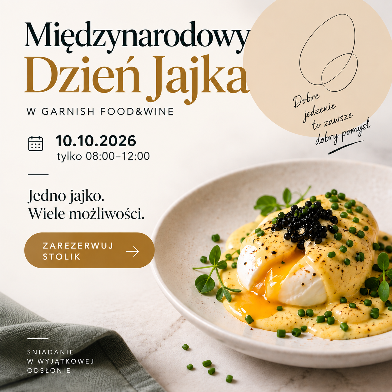 Międzynarodowy Dzień Jajka - Śniadaniowa akcja specjalna